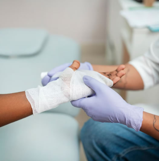 Cuidado com feridas e cicatrização